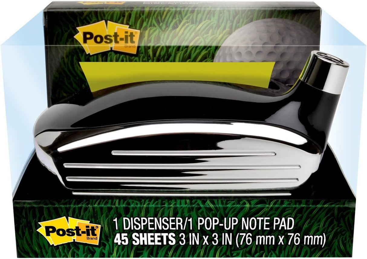 Post-it Pop-up Notes Golf Dispenser, 76x76mm, (GOLF-330) Stationary Notepad