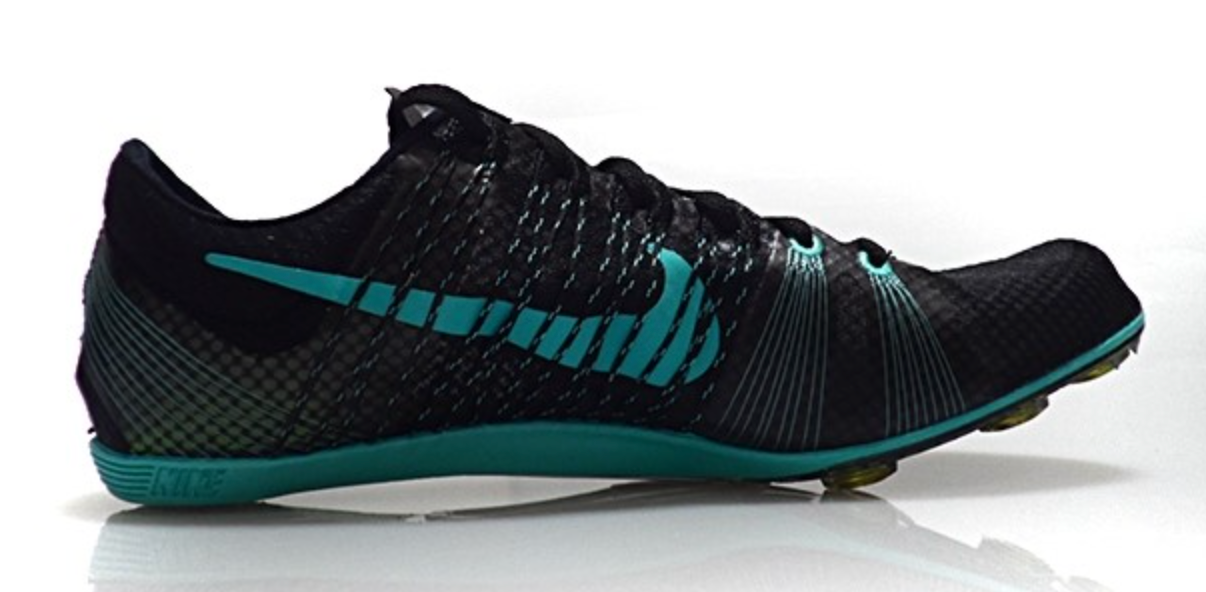 Nike Mens Zoom Victory Elite Track Distance Running Spikes - Black/Hyper Jade