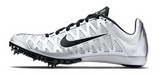 Nike Mens Zoom Maxcat 4 Track Distance Running Spikes Shoes - White/Black