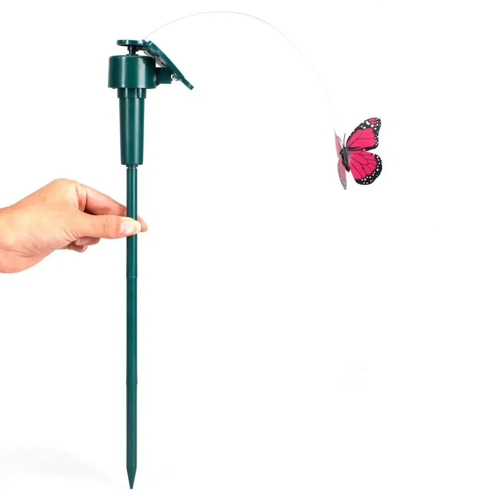 Solar Garden Light Butterfly Stake Lawn Lamp Yard Outdoor Patio Path Decor