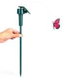 Solar Garden Light Butterfly Stake Lawn Lamp Yard Outdoor Patio Path Decor