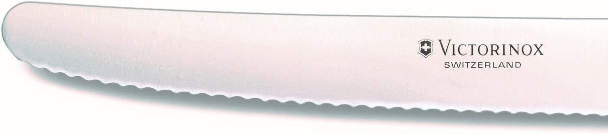 1x Victorinox Standard Wavy Edge Steak and Tomato Knife - Black