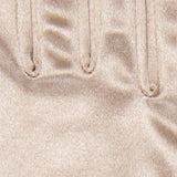 Dents Womens Long Opera Satin Gloves in Champagne