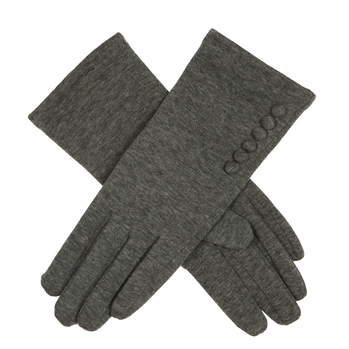 Dents Women's Touchscreen Mid-Arm Thermal Gloves - Charcoal