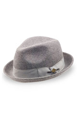 Goorin Bros Brothers Rude Boy Wool Fedora Hat - Grey