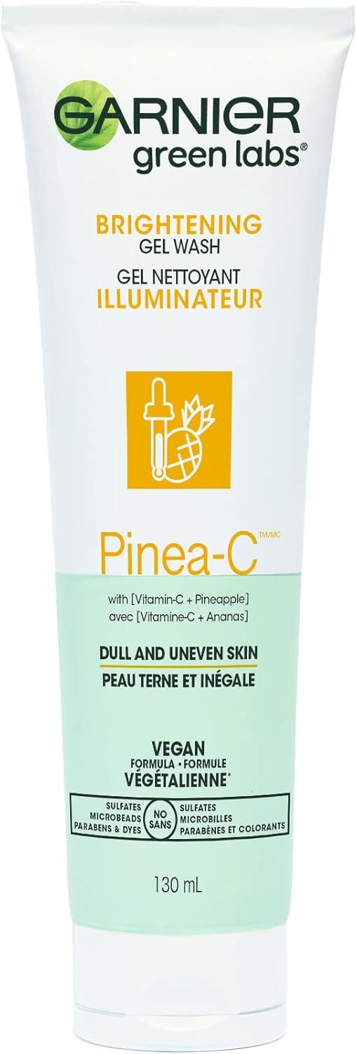 Garnier Green Labs Pinea-C Brightening Gel Cleanser Dull & Uneven Skin 130ml