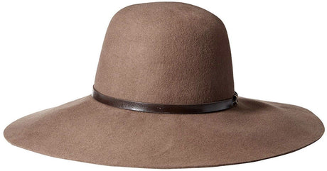 Goorin Brothers Womens Meadow Wool Felt Wide Brim Fedora Hat - Camel