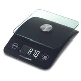 BodySense by Propert Glass Top Digital Kitchen Scale 5kg - Black