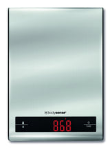 BodySense 5kg Stainless Steel Kitchen Scale Electronic Digital Weight Balance