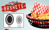 12x Reusable Fast Food Restaurant Baskets Bread Serving Trays - 12" x 9"