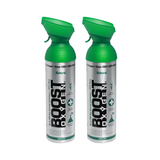 2pk 10 Litres of Boost Pure Oxygen in a Can Supplemental - 200 Breath (Large)