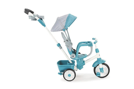 Little Tikes Bicycle 4 in 1 Tricycle Bike Trike/Ride On w/Shade Kids/Toddler 9m+ - Blue