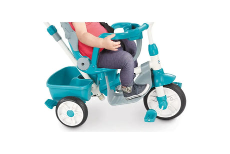 Little Tikes Bicycle 4 in 1 Tricycle Bike Trike/Ride On w/Shade Kids/Toddler 9m+ - Blue