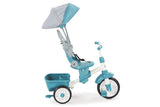 Little Tikes Bicycle 4 in 1 Tricycle Bike Trike/Ride On w/Shade Kids/Toddler 9m+