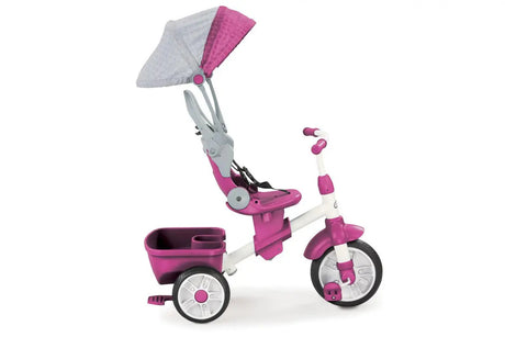 Little Tikes Bicycle 4 in 1 Tricycle Bike Trike/Ride On w/Shade Kids/Toddler 9m+ - Pink