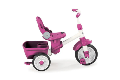 Little Tikes Bicycle 4 in 1 Tricycle Bike Trike/Ride On w/Shade Kids/Toddler 9m+ - Pink