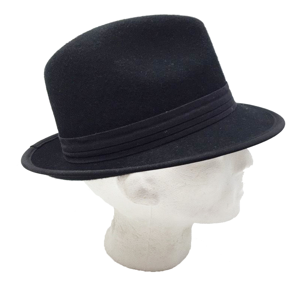 100% Premium Wool Felt Trilby Fedora Hat Panama Wide Brim Warm Winter Cap