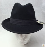 100% Premium Wool Felt Trilby Fedora Hat Panama Wide Brim Warm Winter Cap