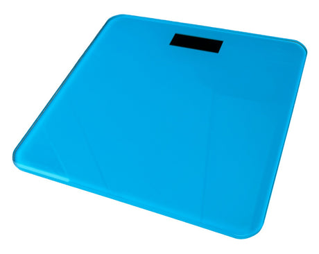 180kg Electronic Digital Tempered Glass Body Bathroom Scales Scale - Teal