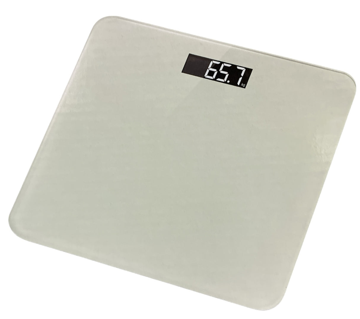 180kg Electronic Digital Tempered Glass Body Bathroom Scales Scale - White