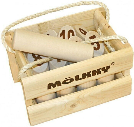 Molkky Original Outdoor Wooden Throwing Game - Made in Finland