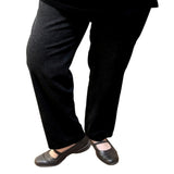 Womens Full Length Pants Relaxed Fit Pure Cotton Casual Work Ladies Trousers