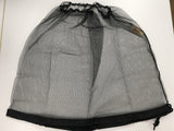 Deluxe MOSQUITO HAT NET Head Protector Bee Bug Mesh Mozzie Insect Fishing Fly - Black