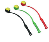 3 x Pet Dog Puppy Tennis Ball Launcher Chucker Thrower Long 64cm with Tennis ball