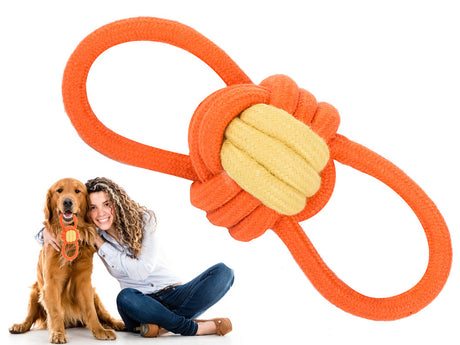 Heavy Duty Rope Dog Pet Toy Tug of War Durable Tough Chew Small to Large Dogs