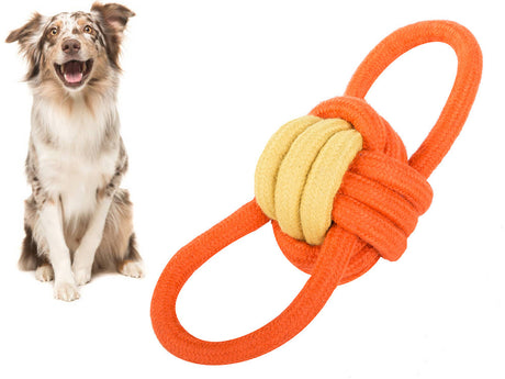 3x Heavy Duty Rope Dog Pet Toy Tug of War Durable Tough Chew Small to Large Dogs