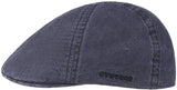 Stetson Mens Organic Cotton Texas Hat Flat Cap Ivy - Navy