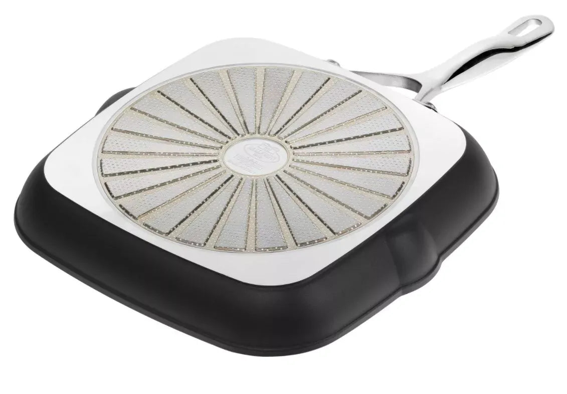 Ballarini Alba 28cm Non-Stick Grill Aquare Pan - Premium Italian Cookware