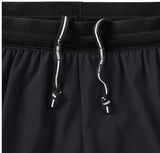 Nike Womens Race Woven Running Gym Shorts - Black/Silver