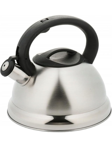 3.0L Whistling Kettle Stainless Steel Camping Tea Kitchen Stove Top Camping