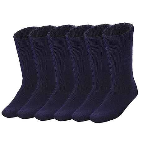 6 Pairs BAMBOO SOCKS Mens Heavy Duty Premium Thick Work Socks Cushion BULK