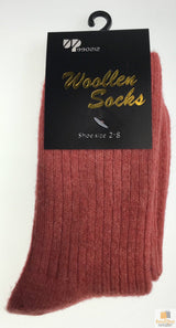 6 Pairs WOOL BLEND SOCKS Ladies Womens Thick Soft Work Thermal Warm Winter BULK