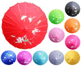 6x PARASOL UMBRELLA Chinese Japanese Bamboo Flower Pattern 80cm Large BULK