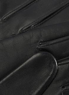 Dents Womens Emma Three-Point Leather Gloves - Black