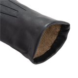 Dents Women’s Cashmere-Lined Tech Touchscreen Leather Gloves - Navy