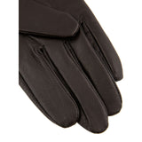 Dents Womens Fern Leather Bow Gloves - Mocca/Chilli