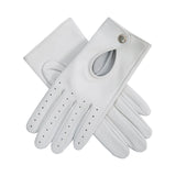 Dents Womens Leather Driving Gloves in Pearl