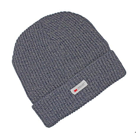 3M Thinsulate Beanie Hat Warm Winter Cap Pull On Thermal Snow in Navy Marle