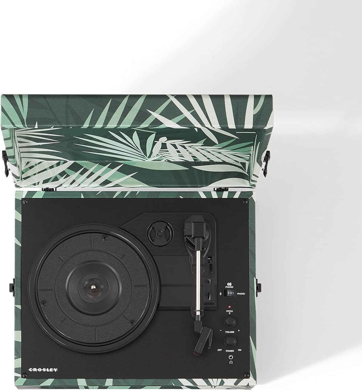 Crosley Voyager Bluetooth Portable Turntable in Botanical