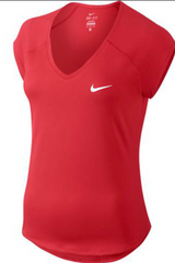 Nike Womens Court Tennis Top Sports - Red