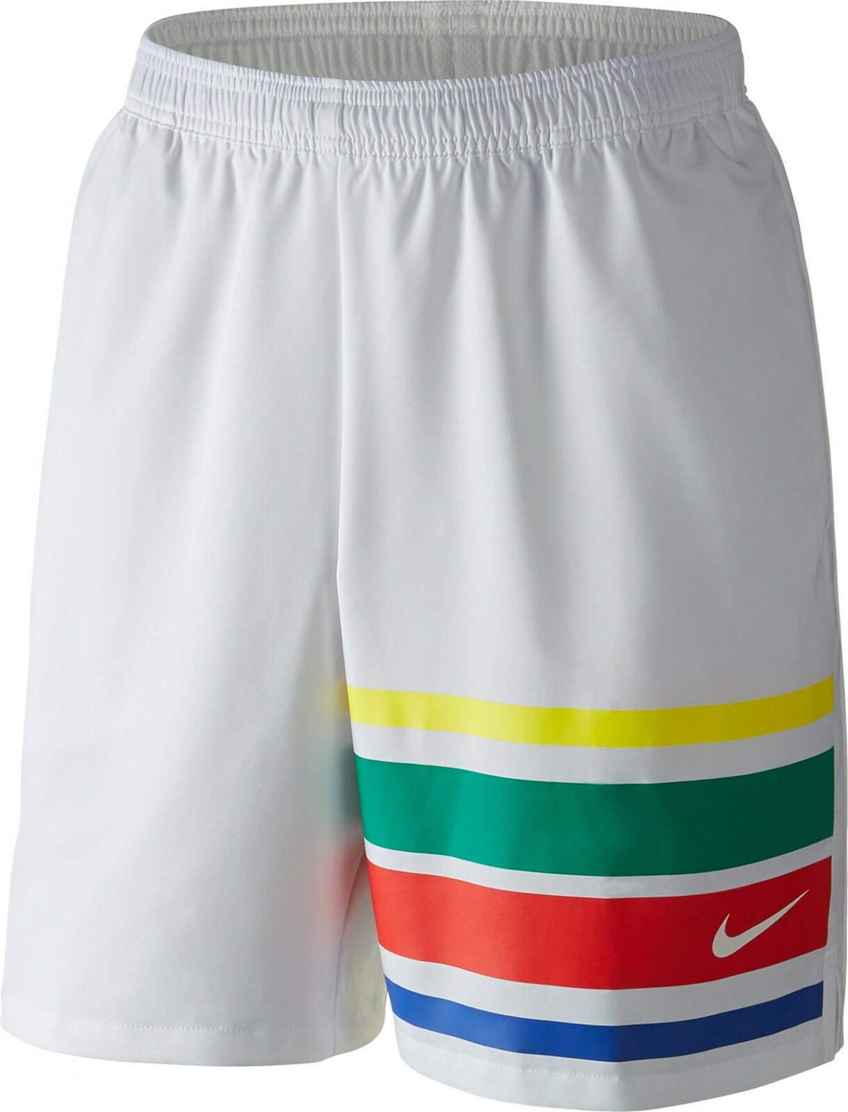 NIKE Mens Court 9" Vintage Classic Tennis Shorts Gym Sports - White