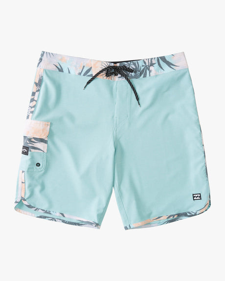 Billabong Mens 73 Up Pro Boardshorts Summer Shorts Boardies - Kokomo