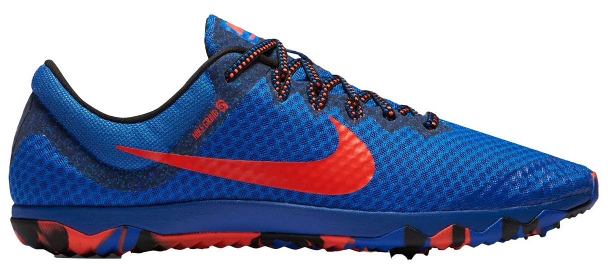 Nike Zoom Rival Waffle Track Distance Running Spikes - Hyper Cobalt/Crimson