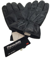 3M THINSULATE Mens Genuine Leather Gloves Patch Thermal Lining Warm Winter