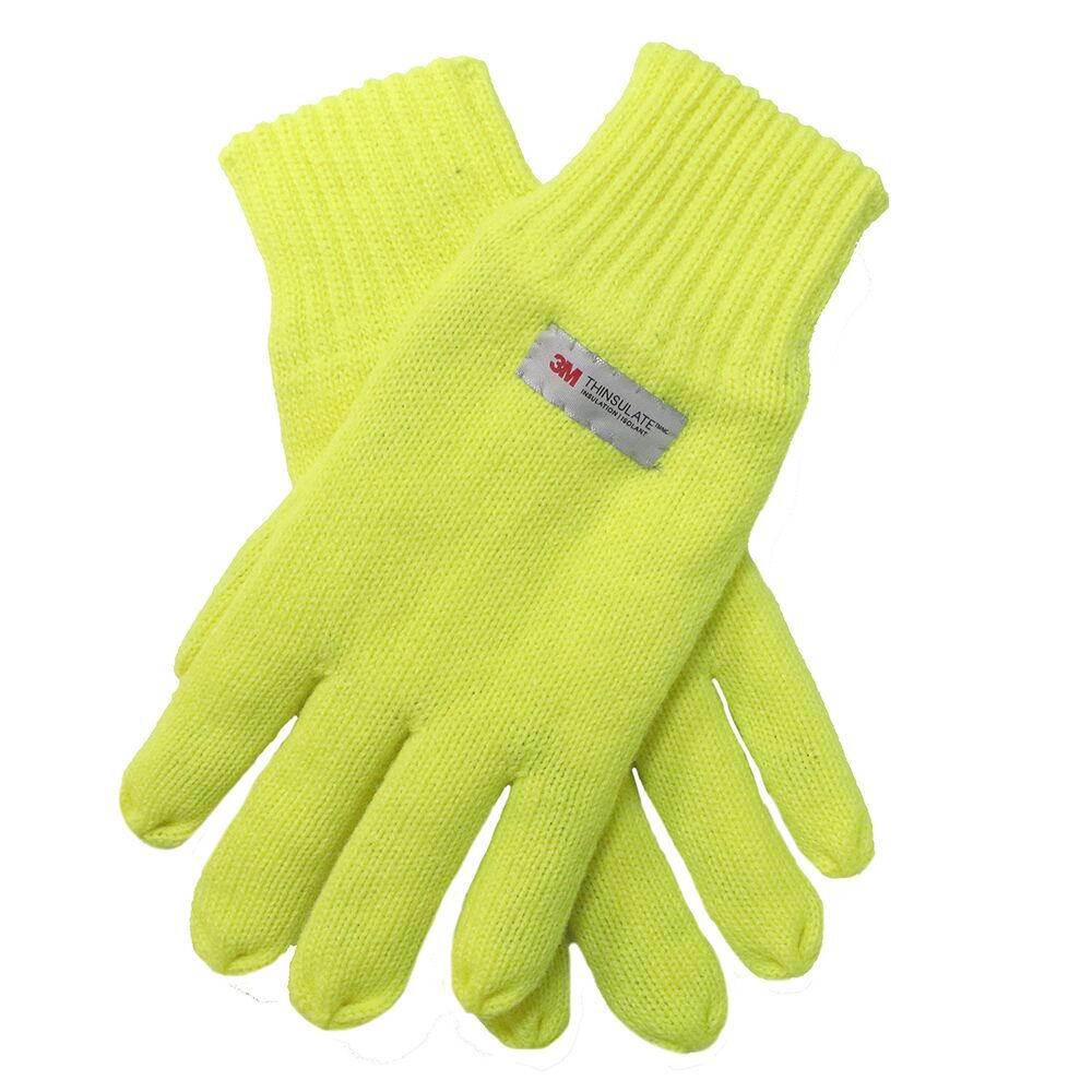 3M THINSULATE Gloves Snow Ski Knitted Polar Fleece Thermal Plain Winter