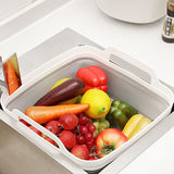 10x Collapsible Strainer Foldable Fruit Veggies Wash Colander Storage Basket